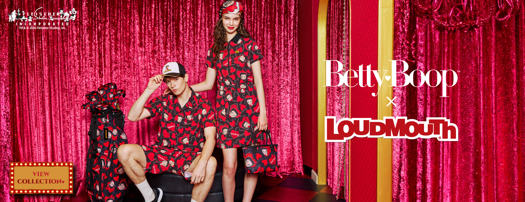 LOUDMOUTH×BettyBoopコラボ