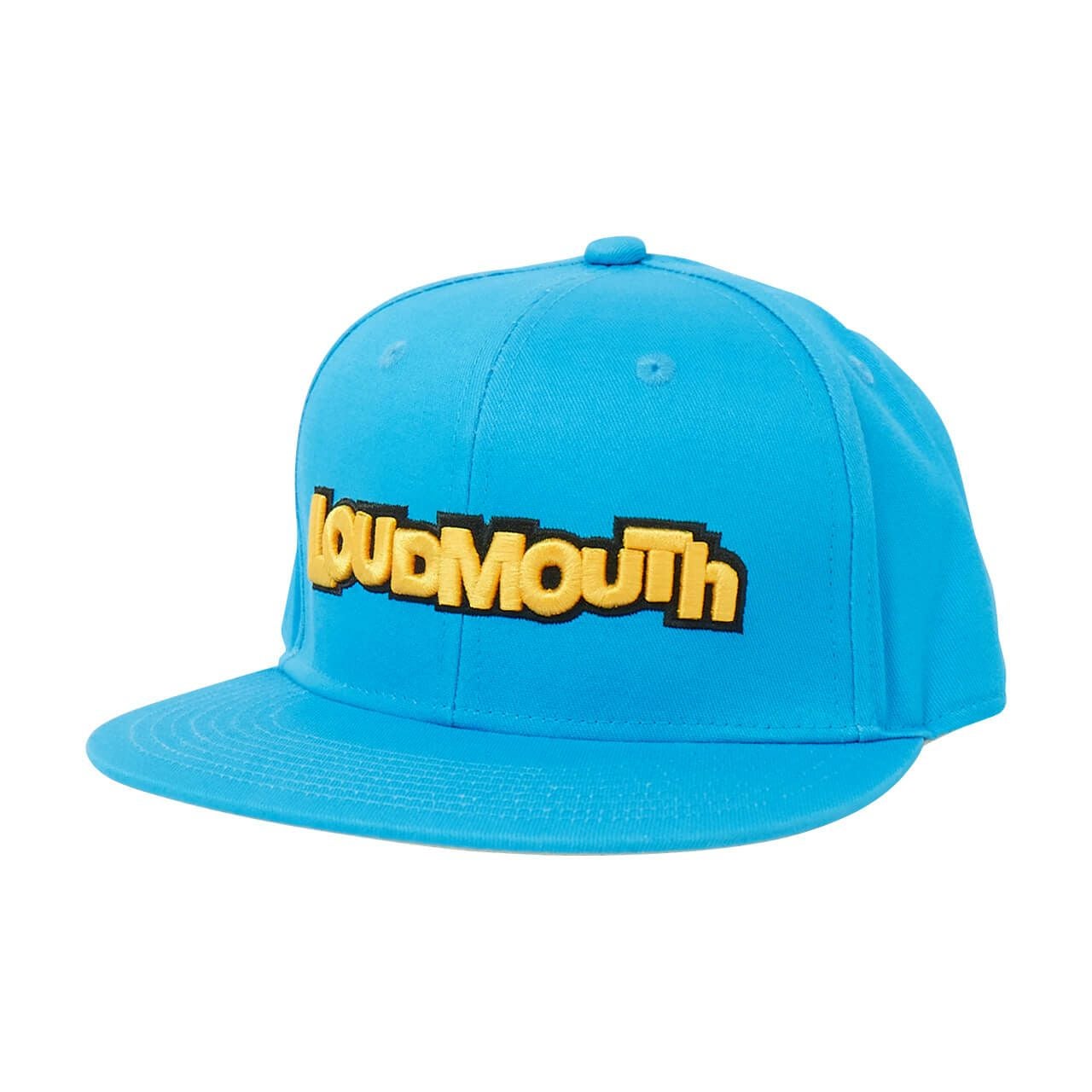 平つばキャップ サイズ調整可能 ターコイズ | LOUDMOUTH JAPAN