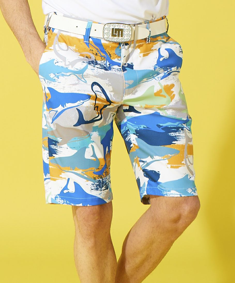 メンズ ショートパンツ シャークフィンブルー | LOUDMOUTH JAPAN