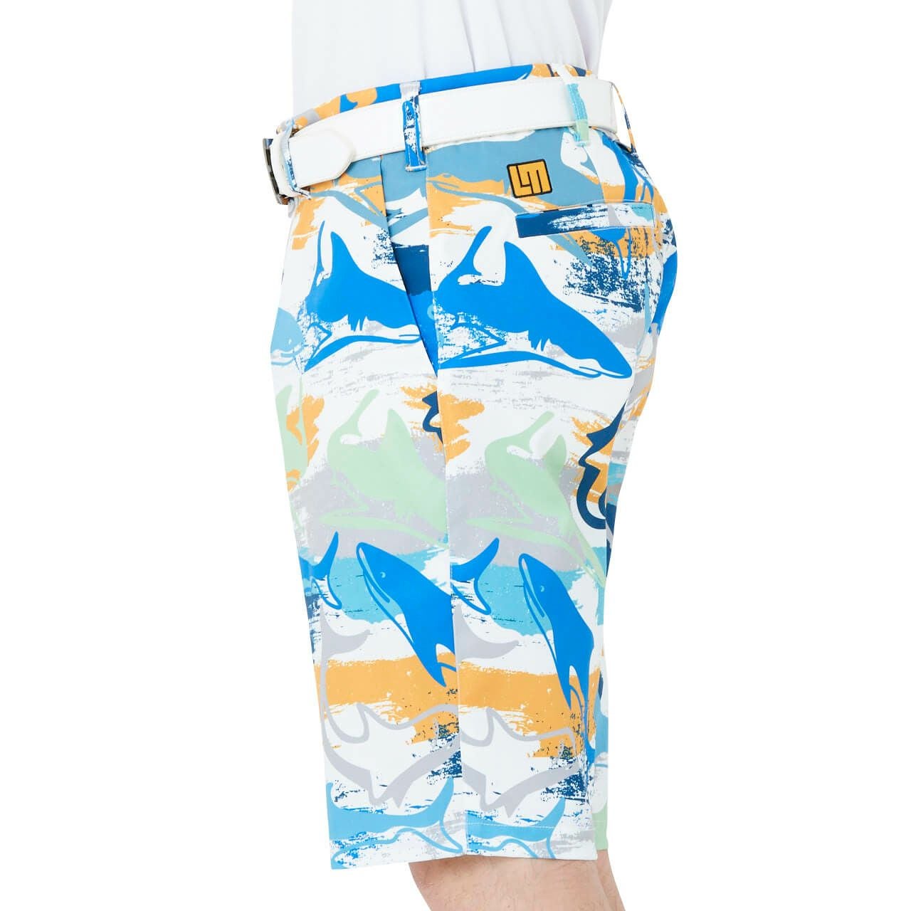 メンズ ショートパンツ シャークフィンブルー | LOUDMOUTH JAPAN
