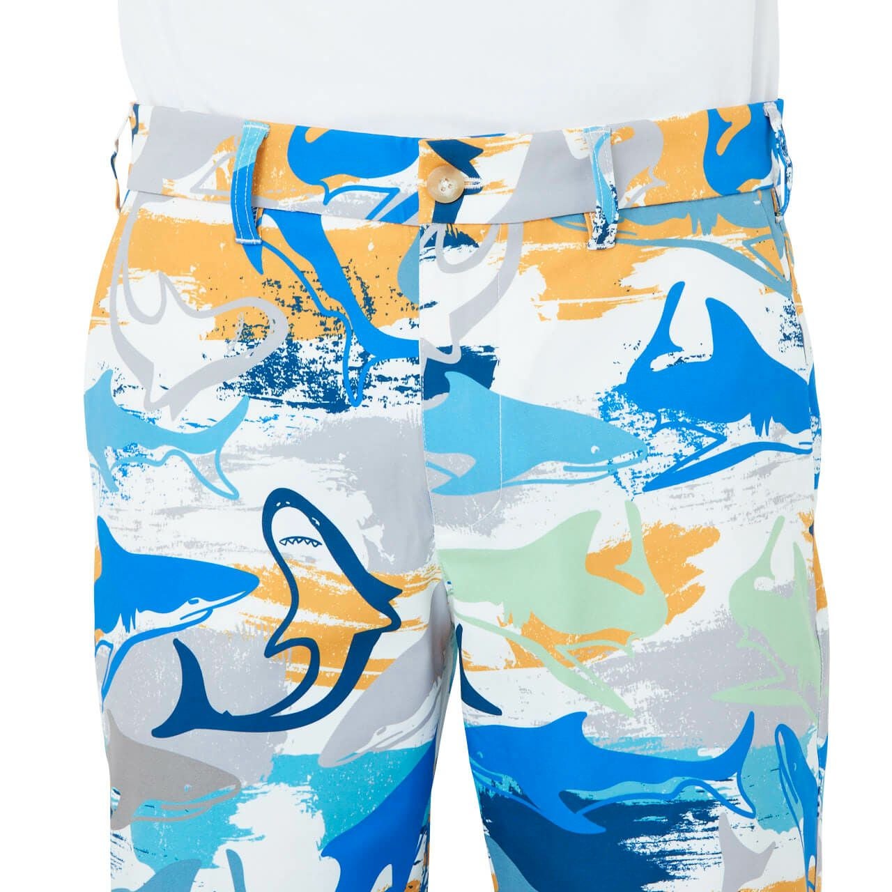 メンズ ショートパンツ シャークフィンブルー | LOUDMOUTH JAPAN