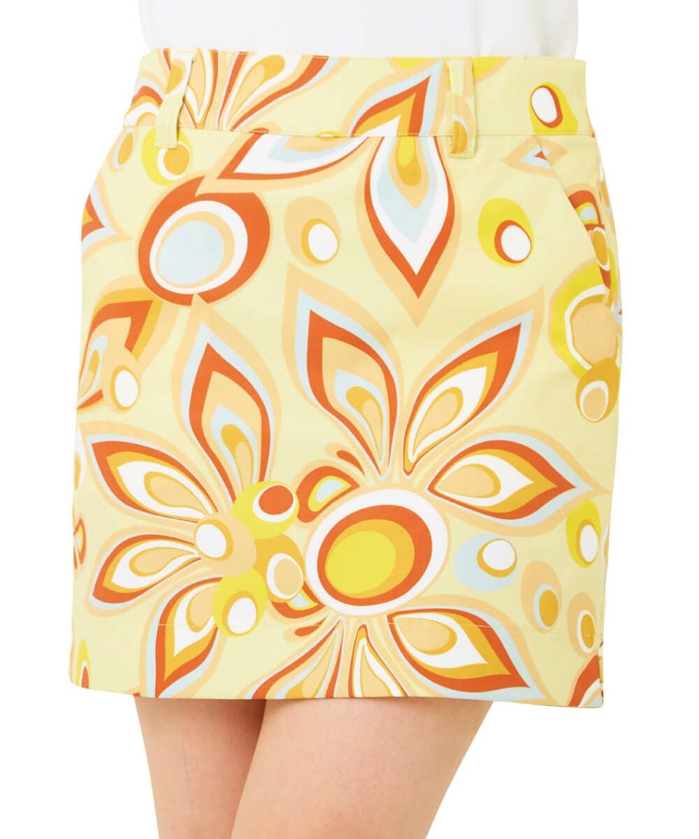 レディース ストレッチサッカー 柄スカート ネイビー | LOUDMOUTH JAPAN