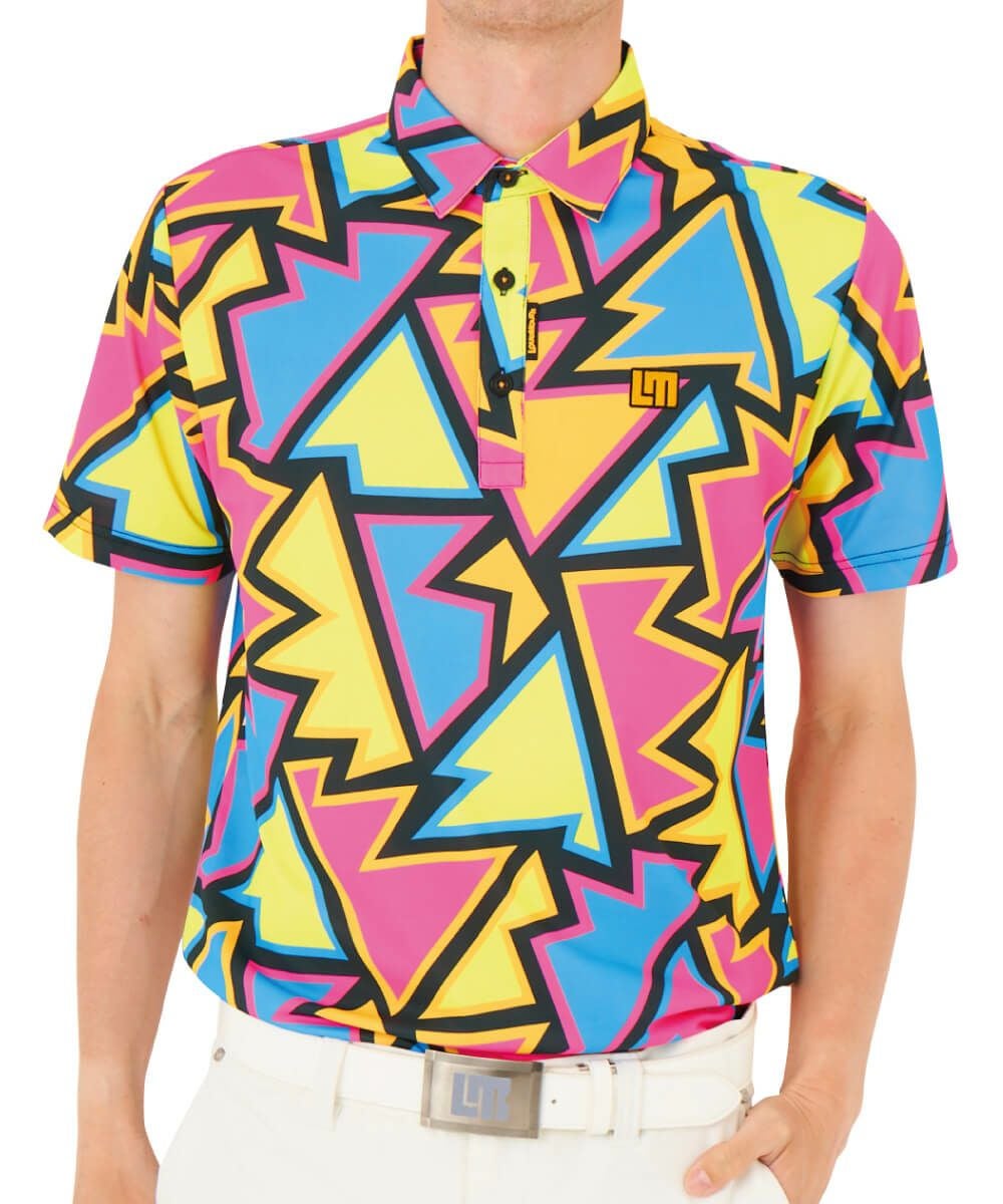 メンズ 半袖ポロシャツ ネオンクリスタル 吸汗速乾 UV | LOUDMOUTH JAPAN