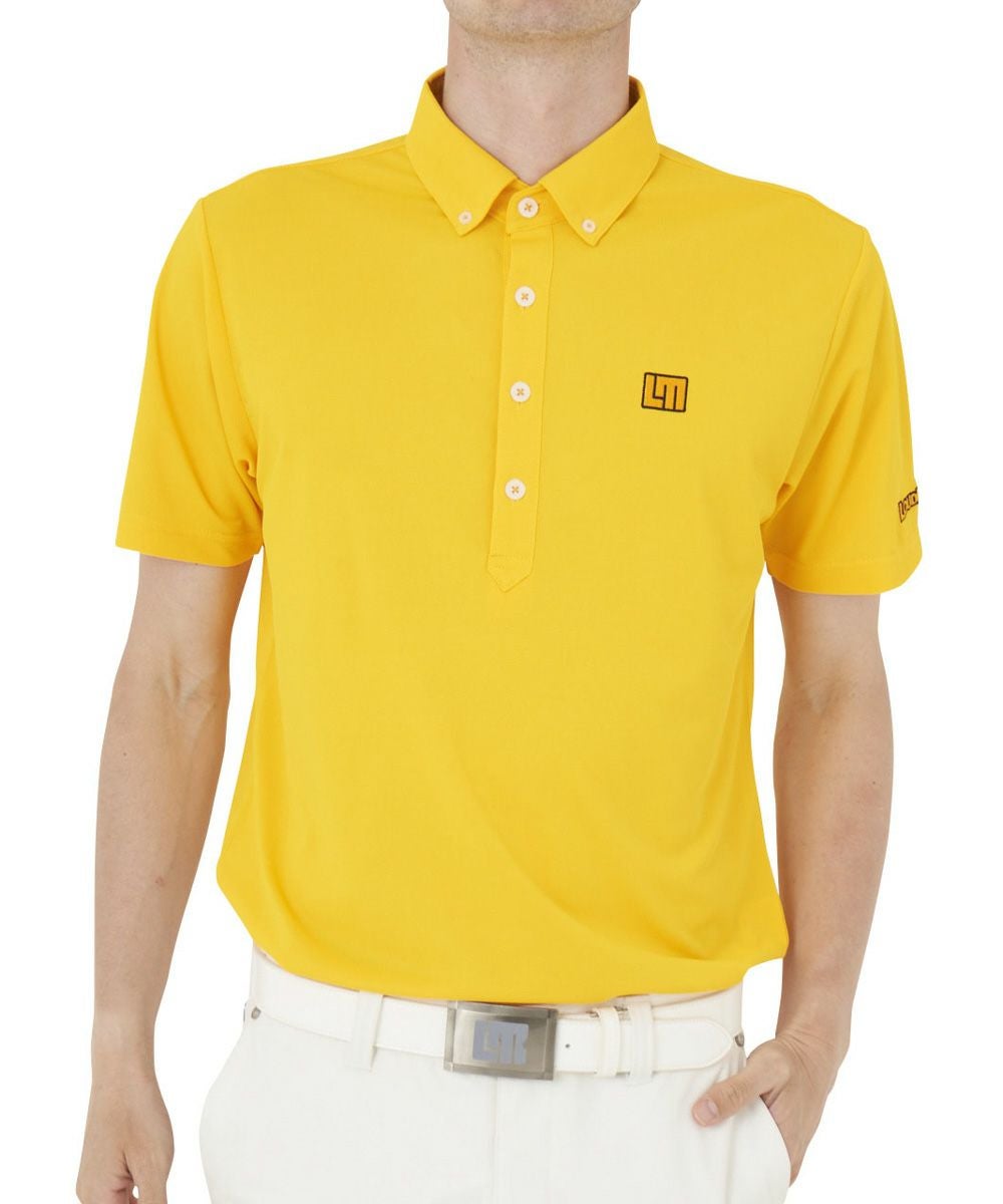【イエロー（80）】ペナント柄PT半袖ポロ 高視認半袖ポロシャツ E784 | WORKWEAR LAB/ワークウエア・ラボ