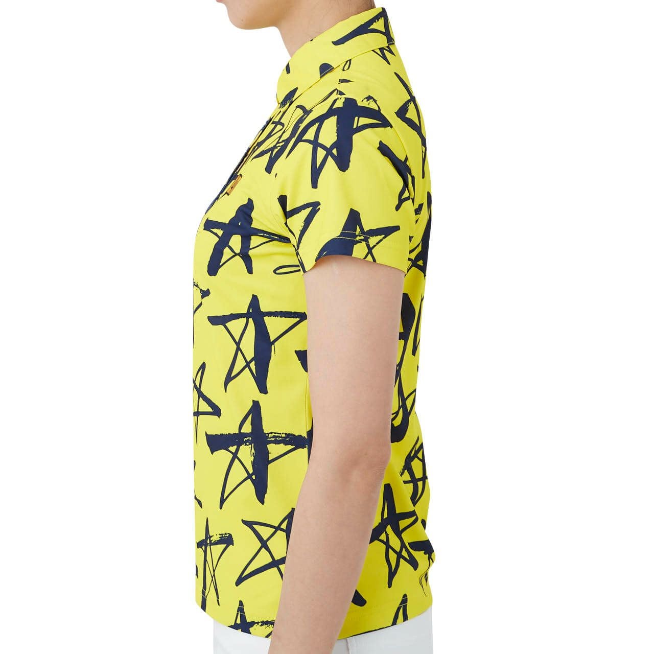 レディース 半袖ポロシャツ イエロー 吸汗速乾 UV | LOUDMOUTH JAPAN