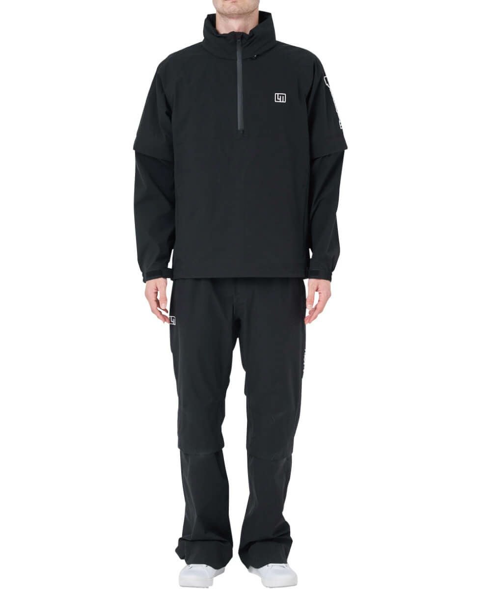 LOUDMOUTH レインウェアセット ap9 メンズ レイン上下セット ブラック ポーチ付き | LOUDMOUTH JAPAN