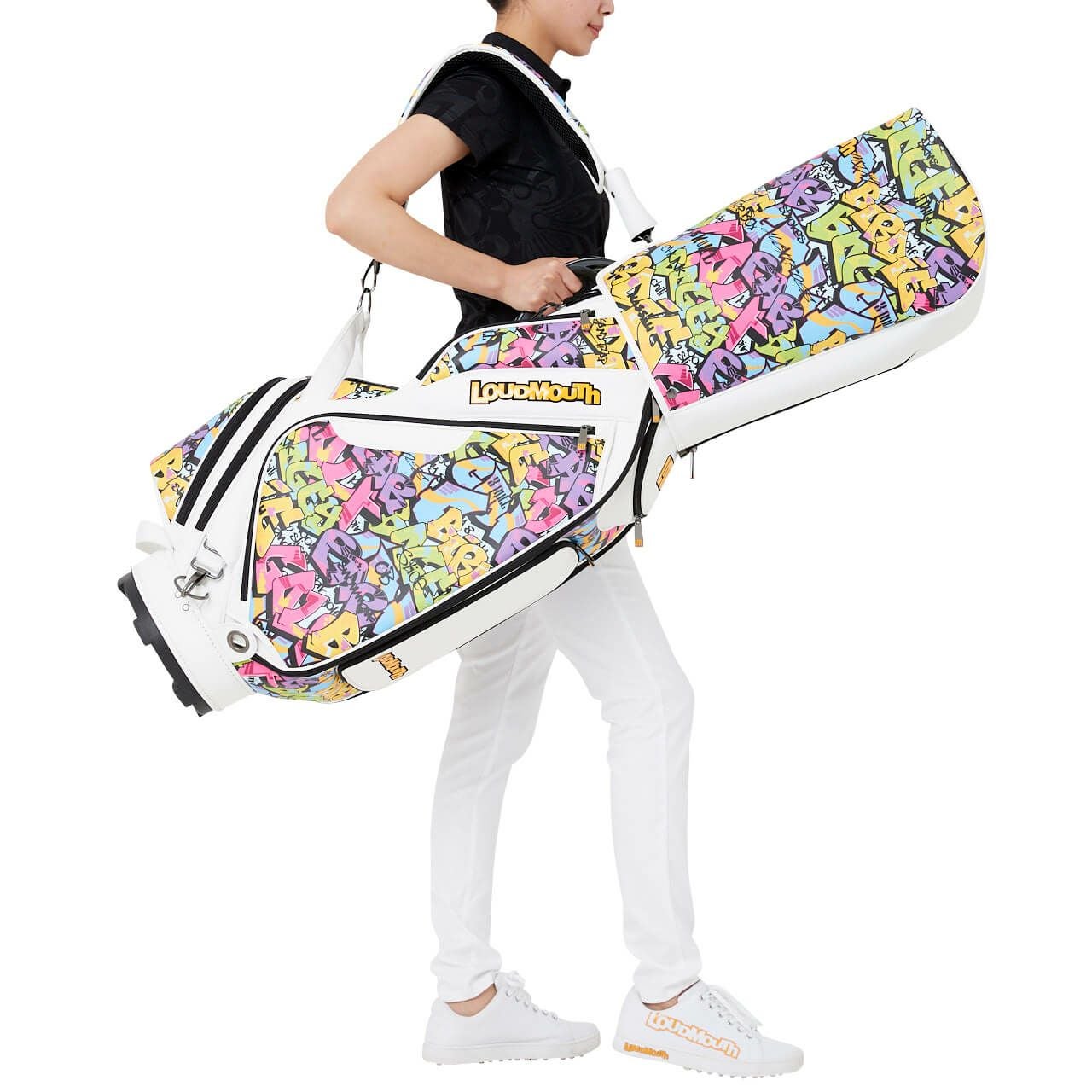 9.5インチ キャディバッグ タグスネオン | LOUDMOUTH JAPAN