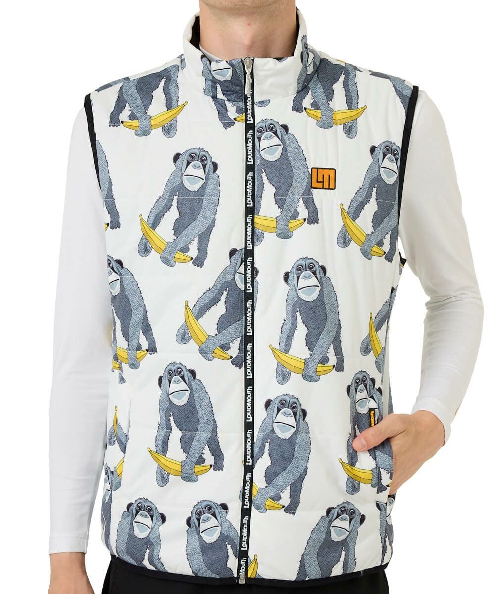 【フォロー割】 美品 ラウドマウス 裏蓄熱ボアフリースベスト 中綿 メンズ XL ベスト | LOUDMOUTH JAPAN