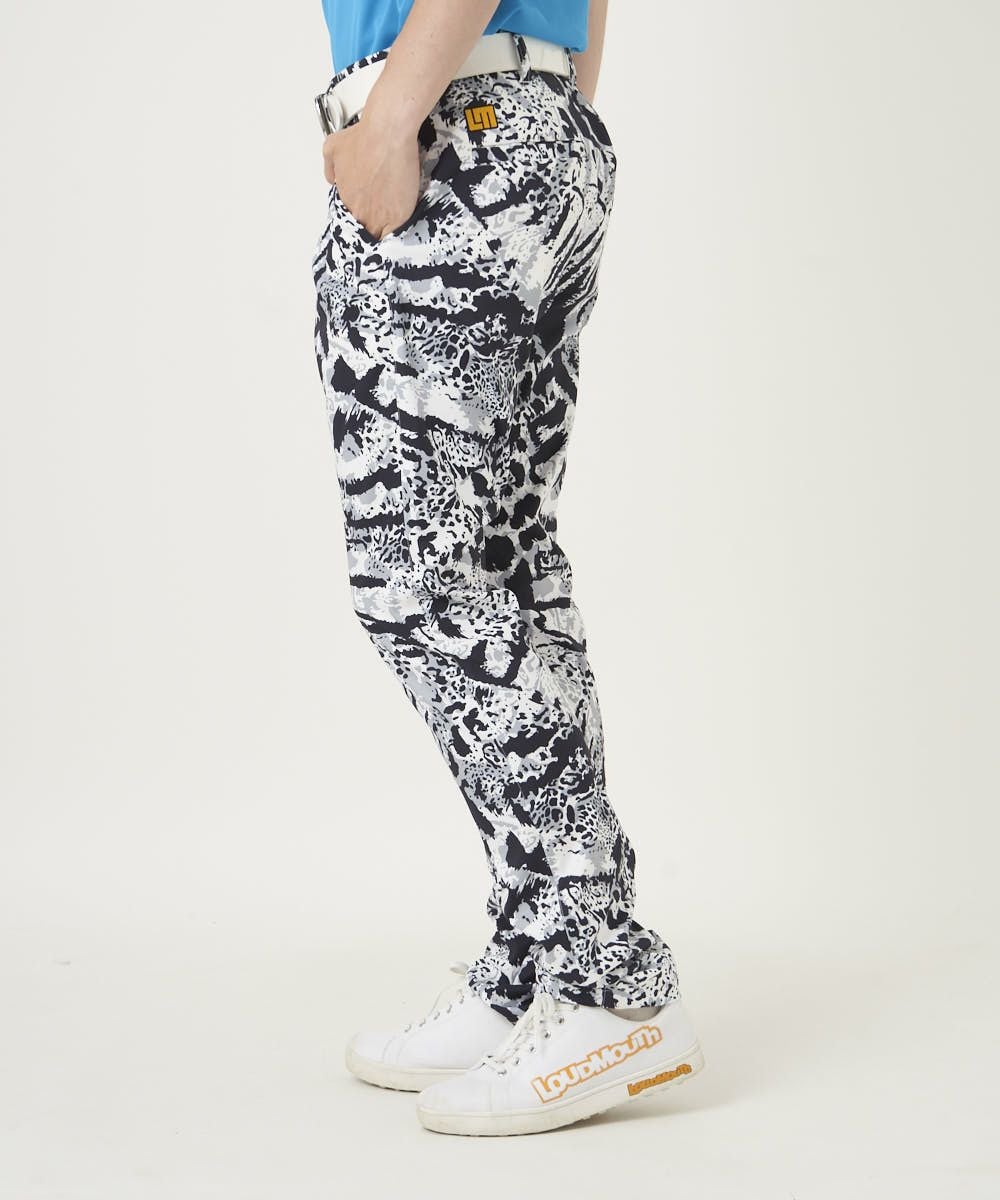 メンズ ロングパンツ ツイルプリント レオパード タイガー | LOUDMOUTH