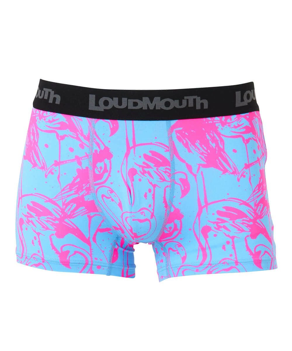 メンズ ボクサーパンツ フラミンゴズブルーネオン | LOUDMOUTH JAPAN