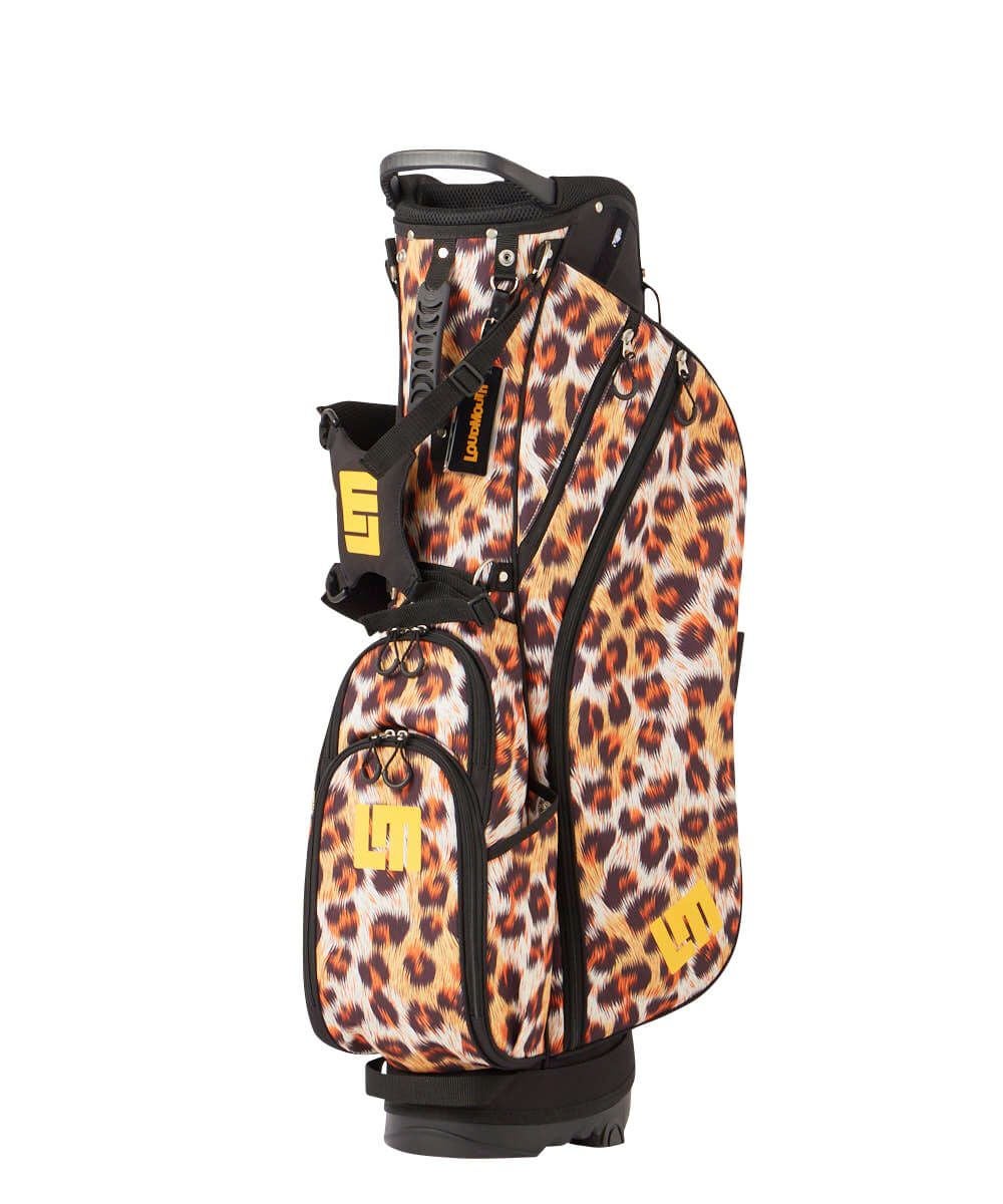 Loudmouth ファジーレオパード　キャディバッグ 8.5インチ スタンドバッグ ファジーレオパード | LOUDMOUTH JAPAN