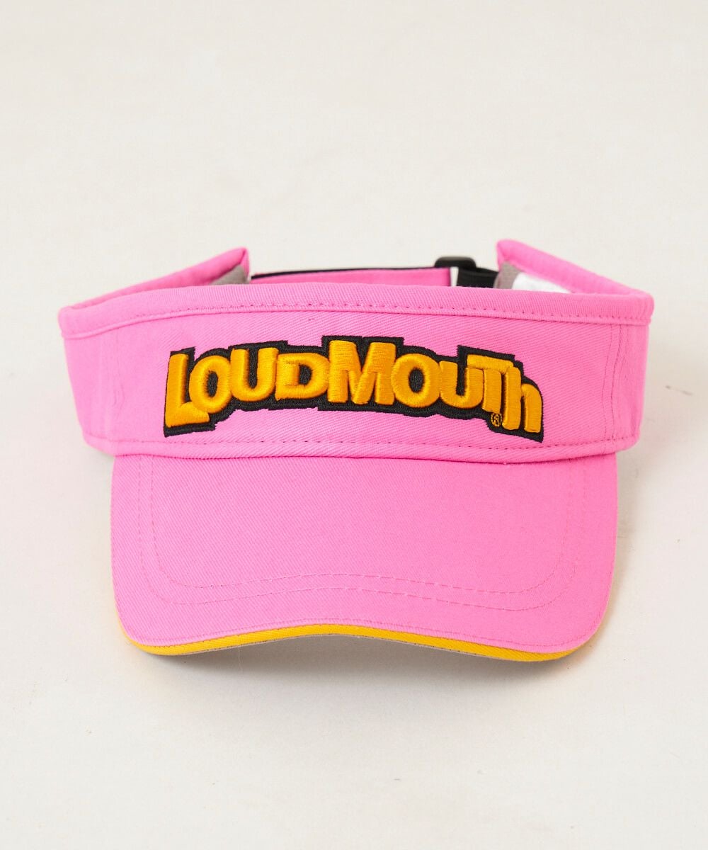 ユニセックス サンバイザー サイズ調整可能 ライトピンク | LOUDMOUTH