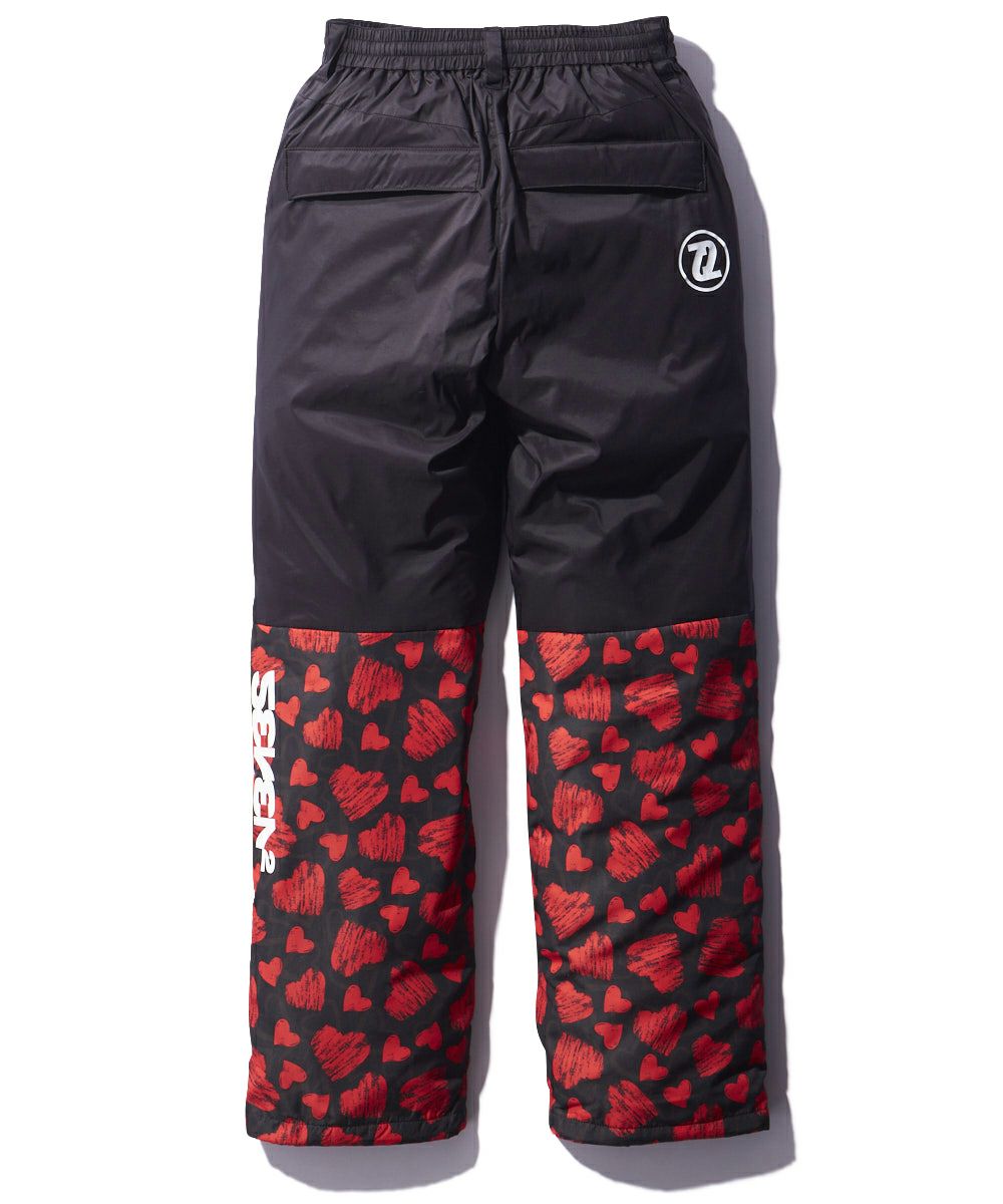 レディース 【LOUDMOUTH × SEVEN2 コラボ】ダウンパンツ 撥水加工