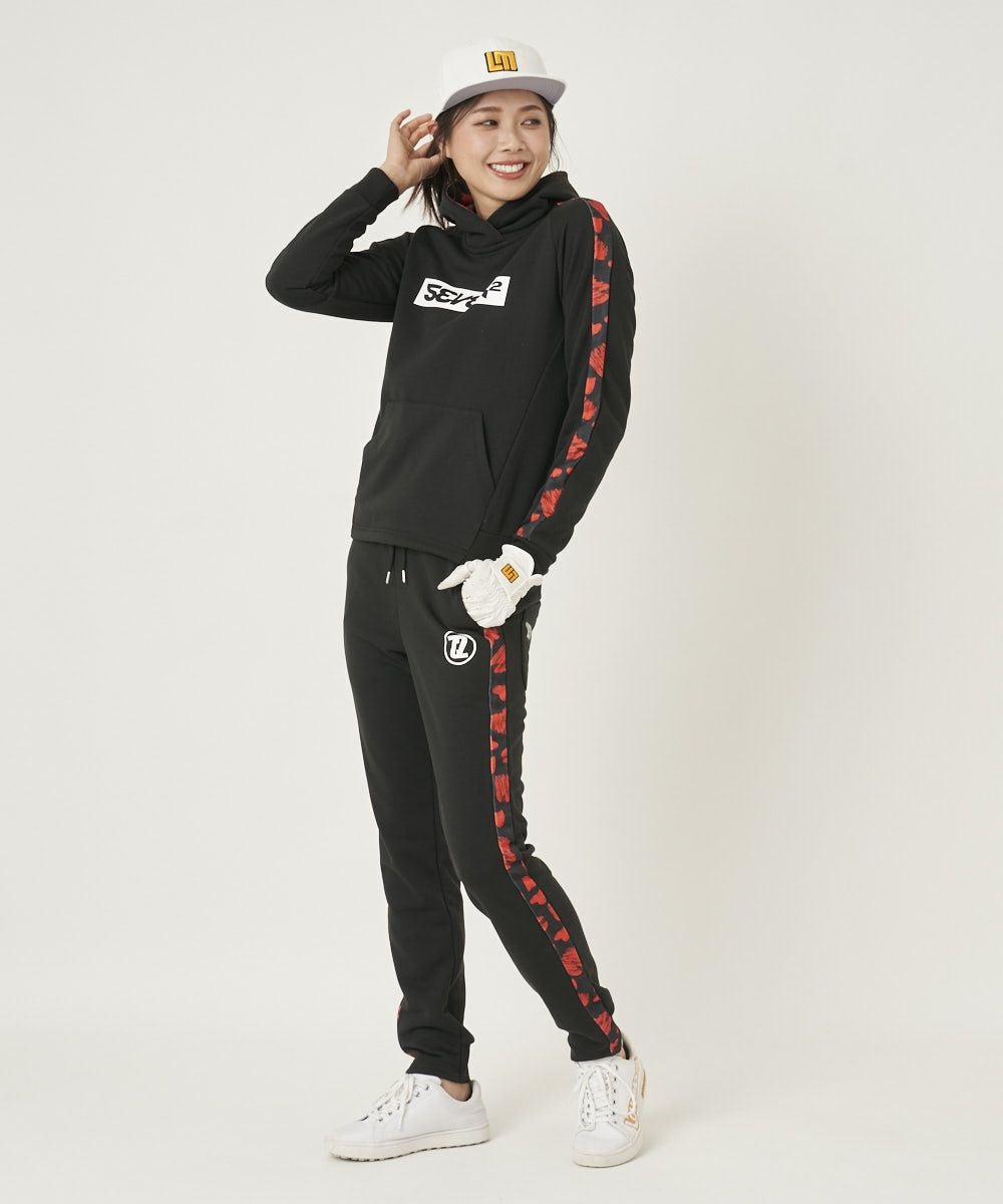 レディース 【LOUDMOUTH × SEVEN2 コラボ】スウェットパンツ ブラック