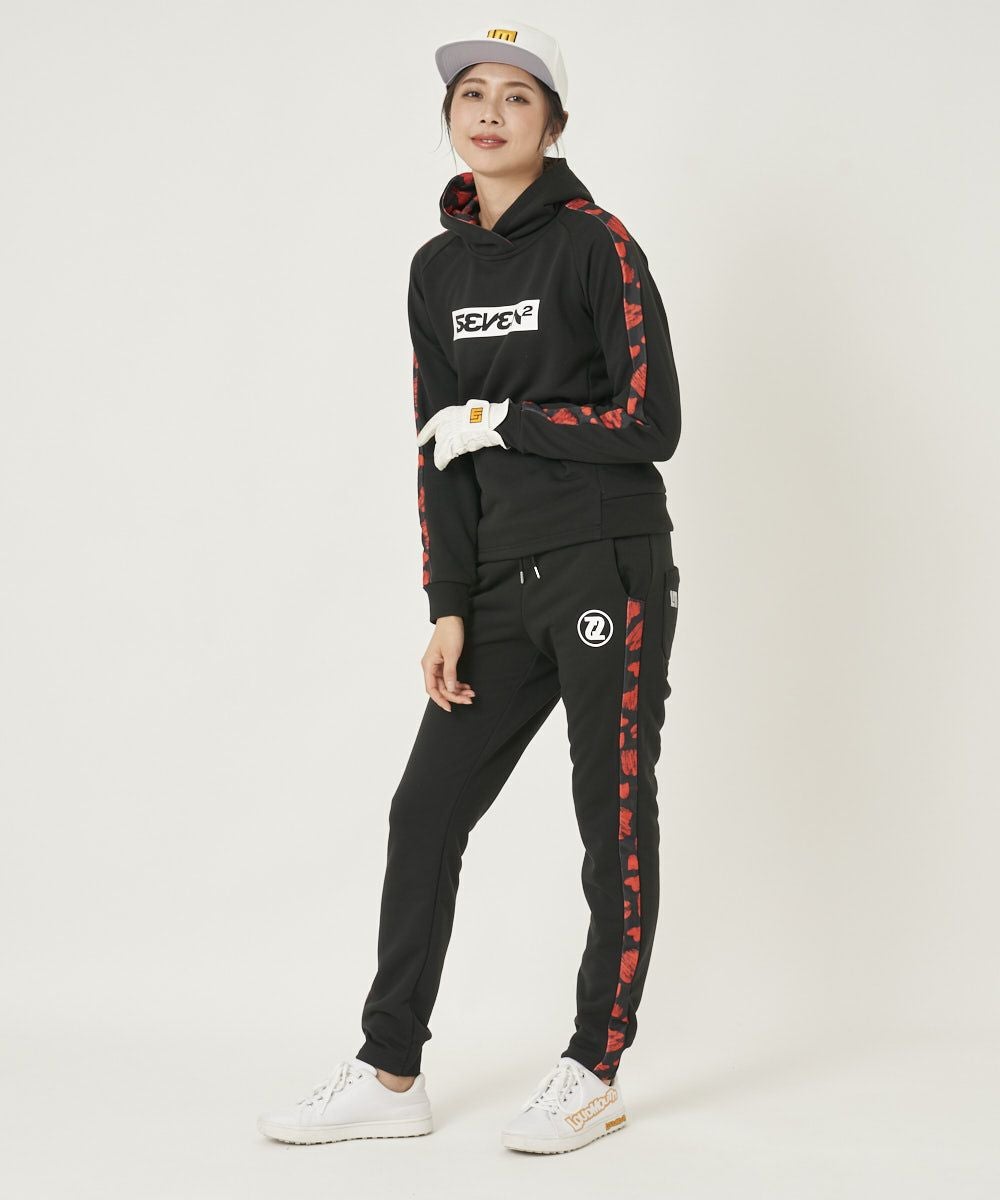 レディース 【LOUDMOUTH × SEVEN2 コラボ】スウェットパンツ ブラック