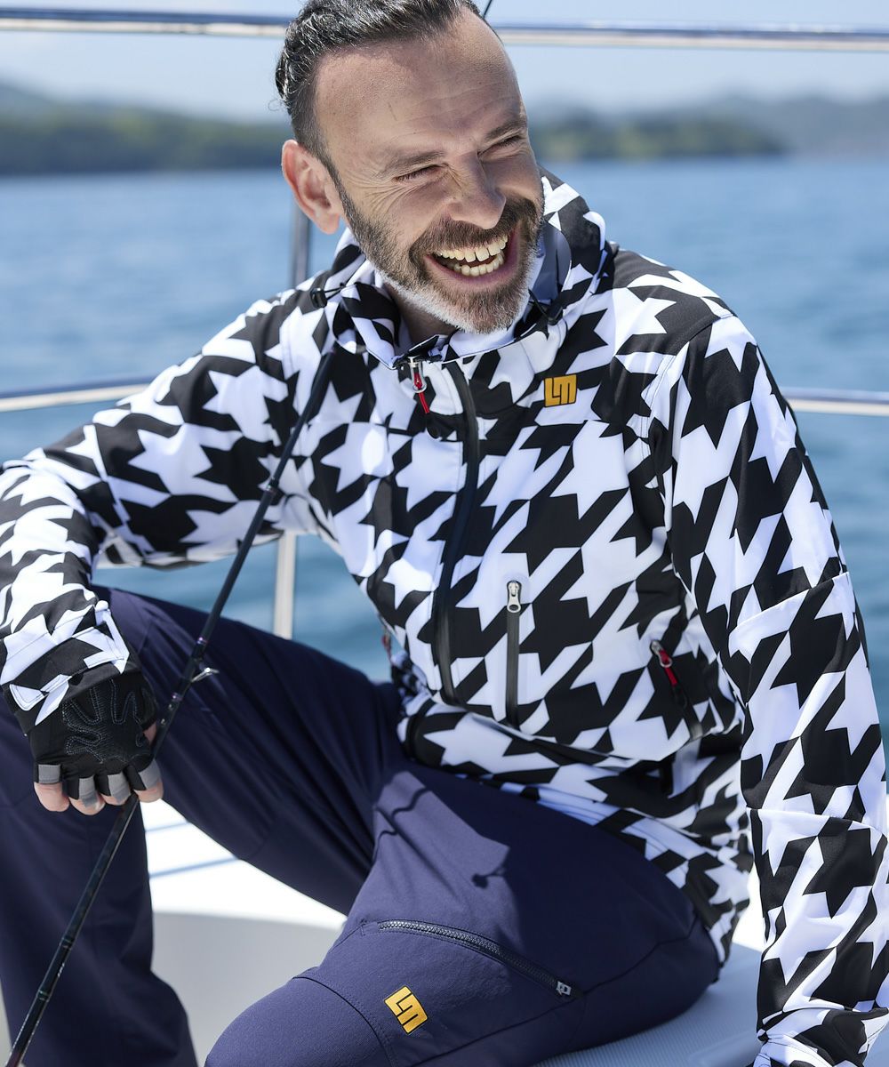 MENS SUPER STRETCH PARKER オークモントハウンドトゥース | LOUDMOUTH