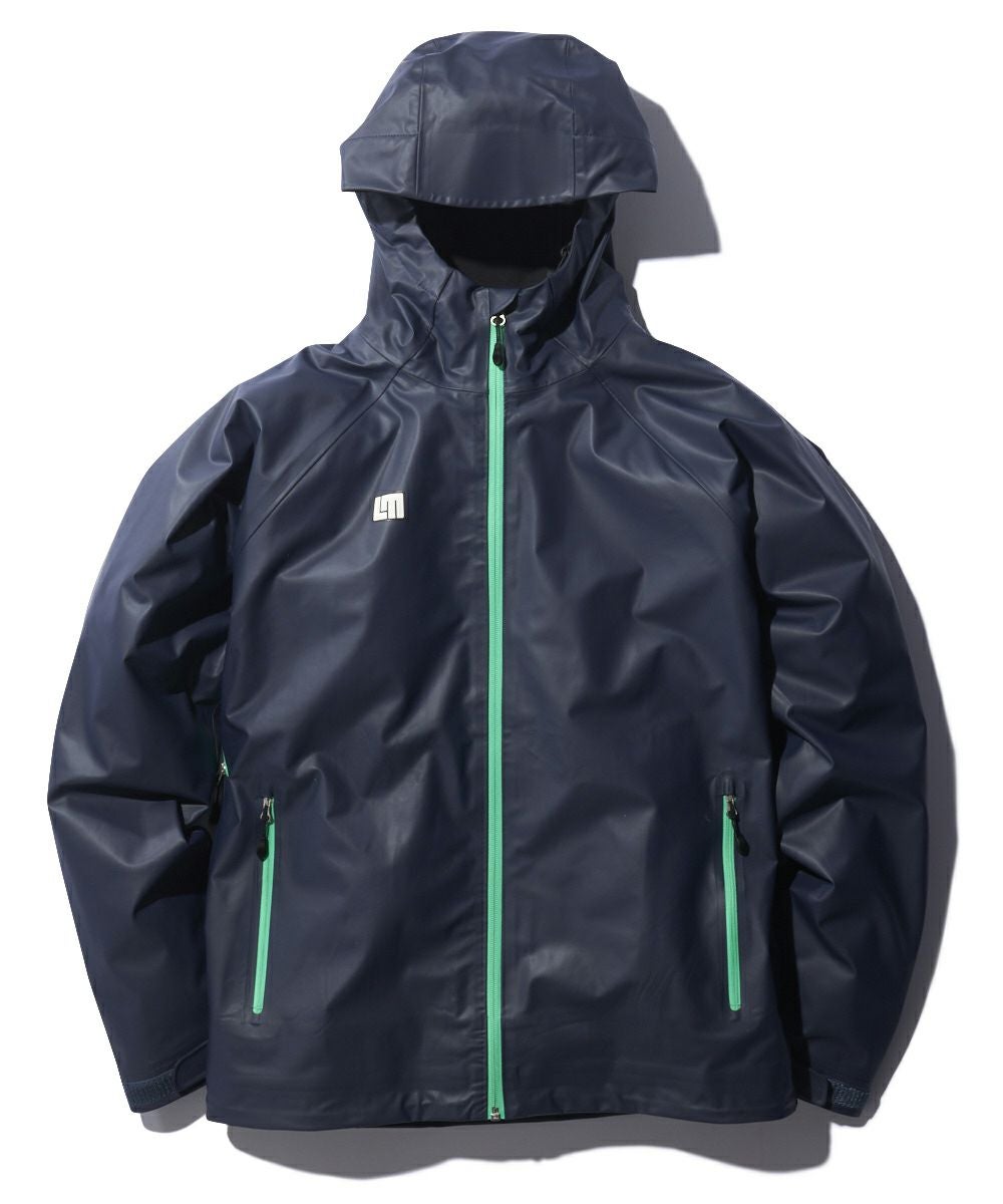 メンズ レイン上下セット ブラック ポーチ付き | LOUDMOUTH JAPAN