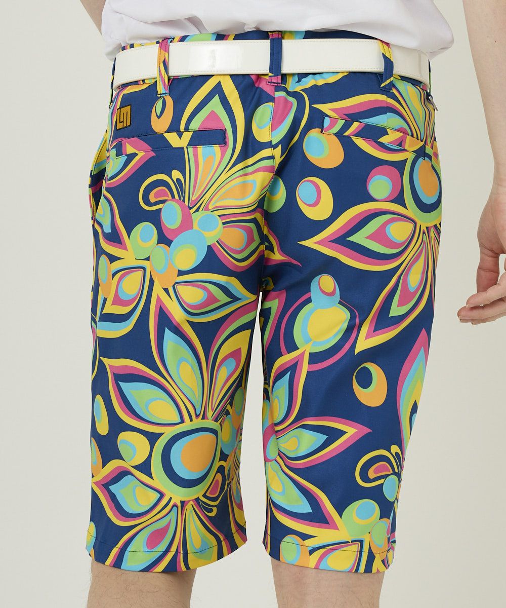 メンズ ショートパンツ ツイル素材 シャガデリックブルー UV