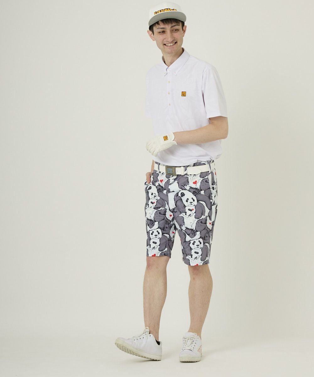 メンズ ショートパンツ ツイル素材 レスティングパンダズ UV