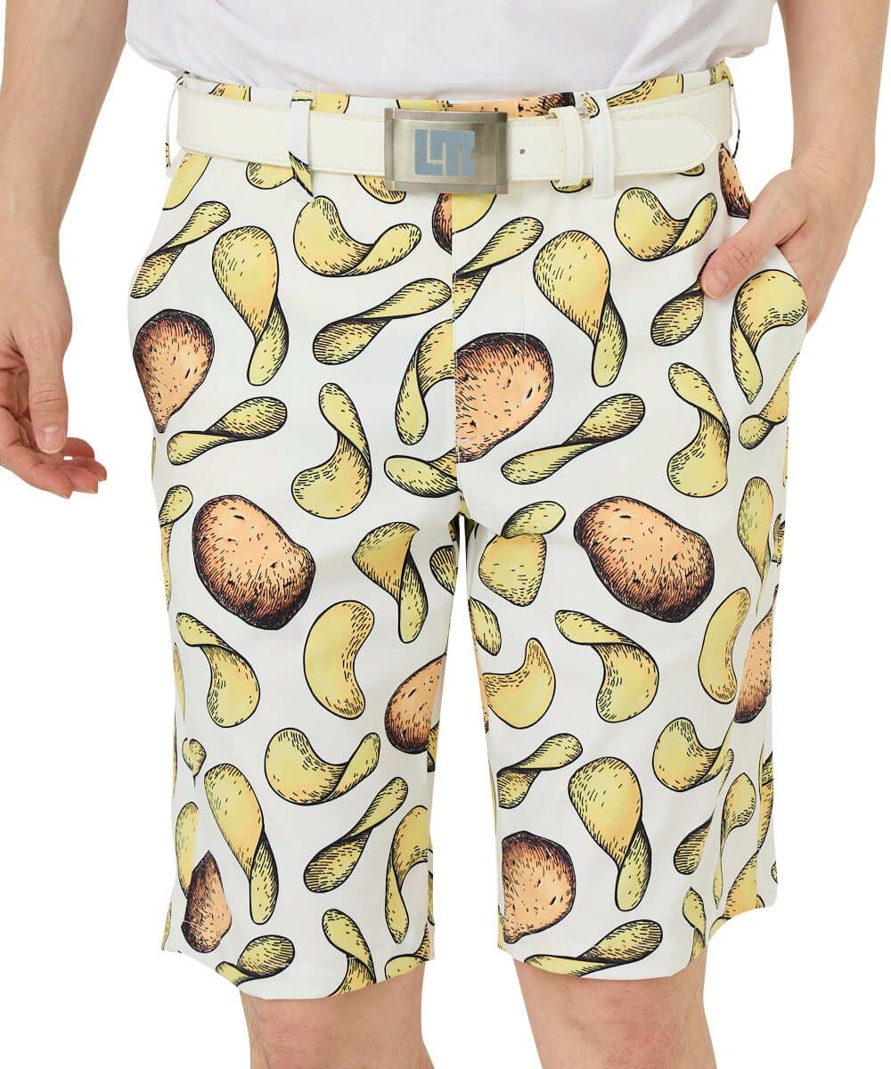 メンズ ECOベントメッシュ 柄ショートパンツ Midsummer Pineapple