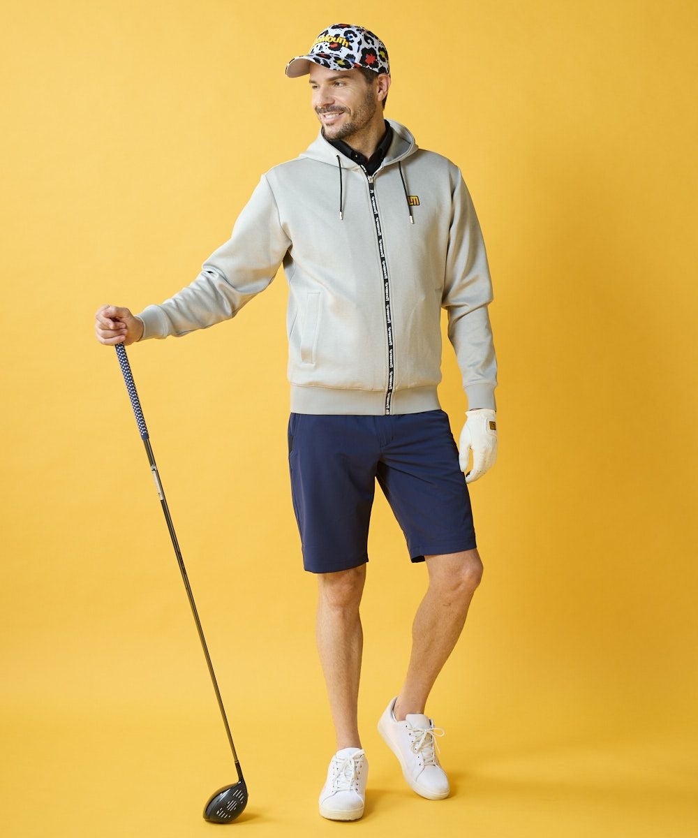 メンズ パーカー 軽量ダンボールニット ミックスグレー UV | LOUDMOUTH
