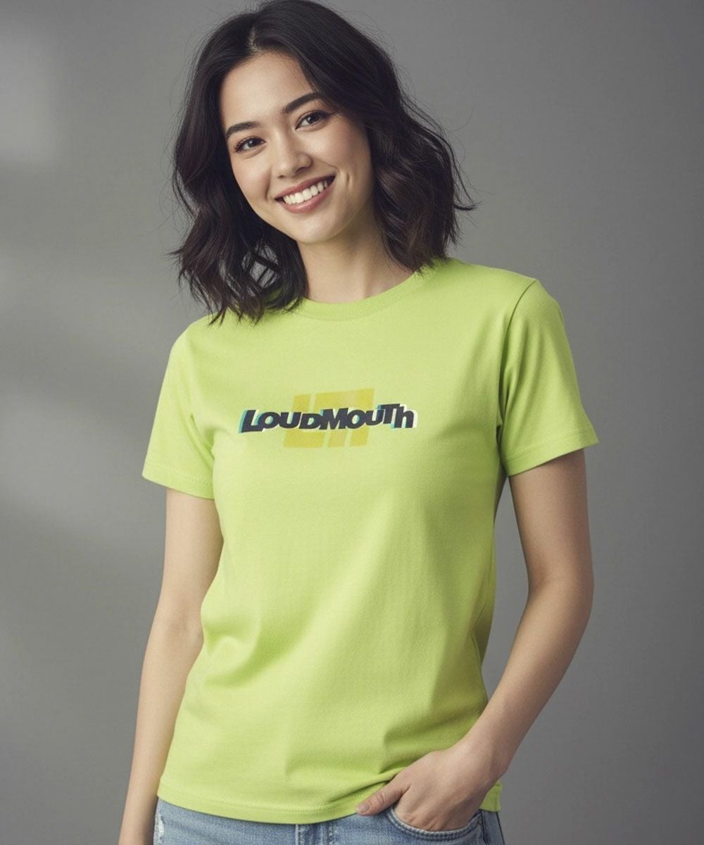 レディース Tシャツ ライトグリーン | LOUDMOUTH JAPAN