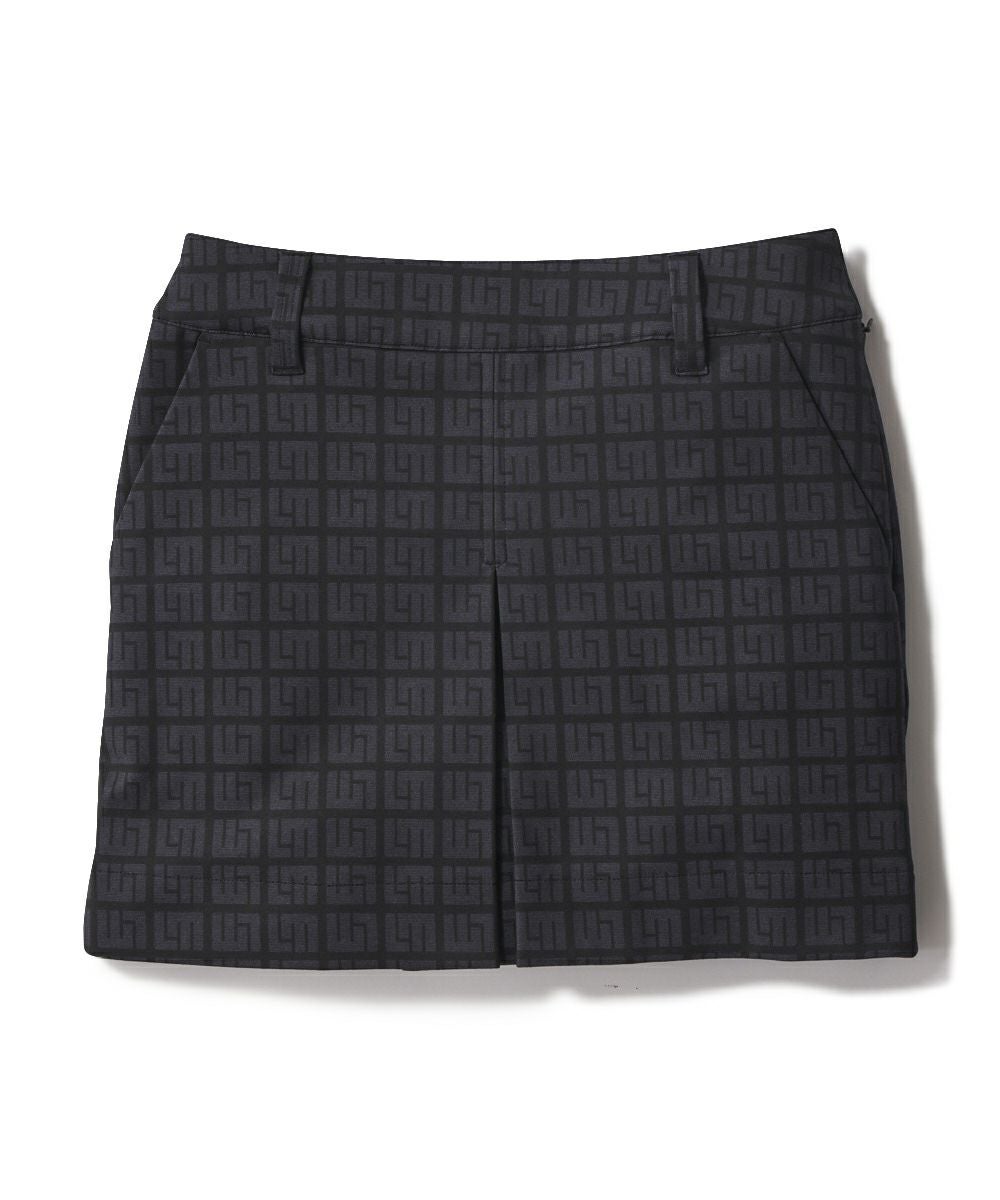 【LOUDMOUTh】未使用　黒のニットスカート レディース ツイード調蓄熱ニット ニットスカート ブラック