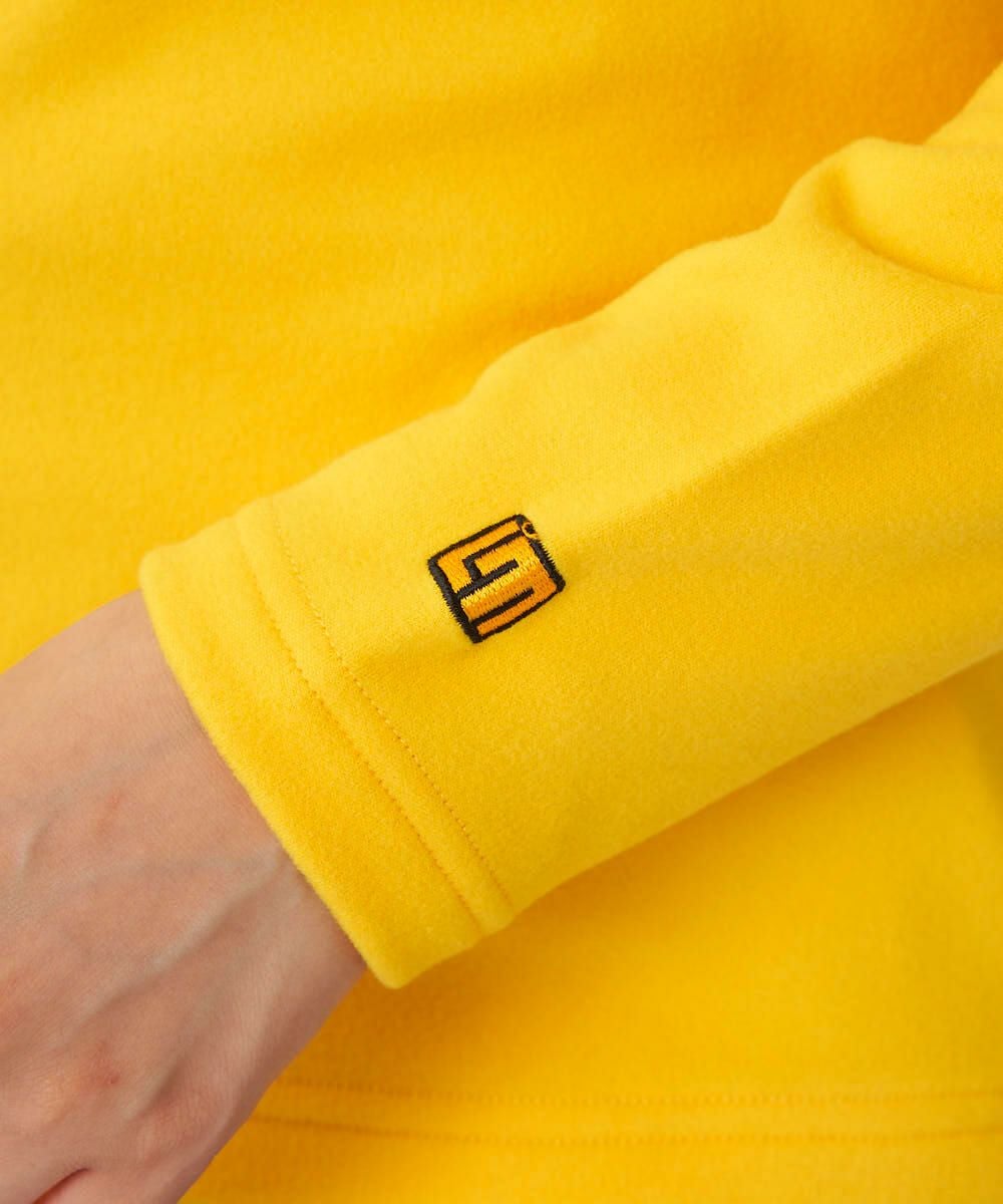 レディース 両面起毛モックネック 長袖シャツ イエロー | LOUDMOUTH JAPAN