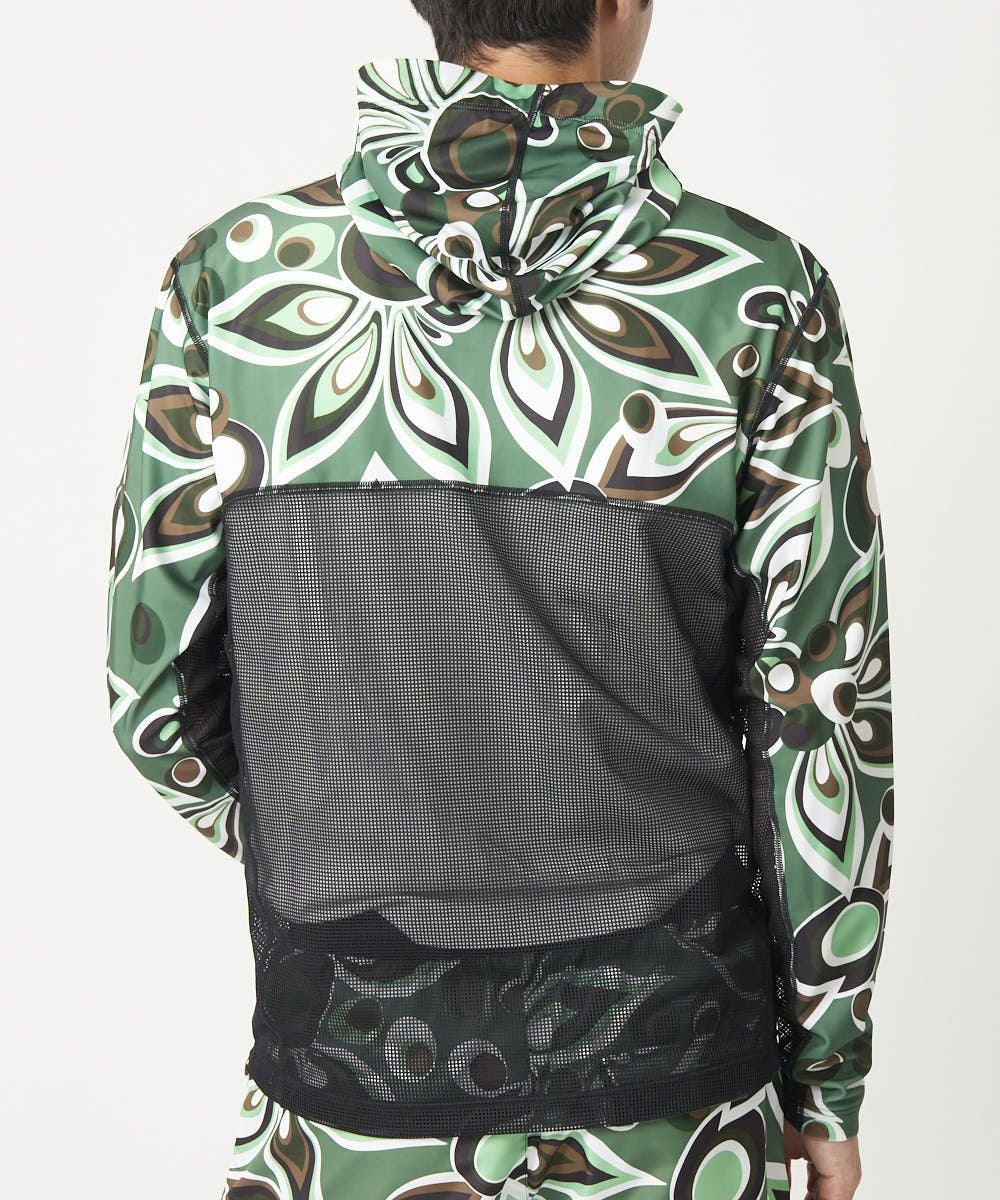 MENS RUSH ZIP HOODIE Shagadelic Camo/シャガデリックカモ