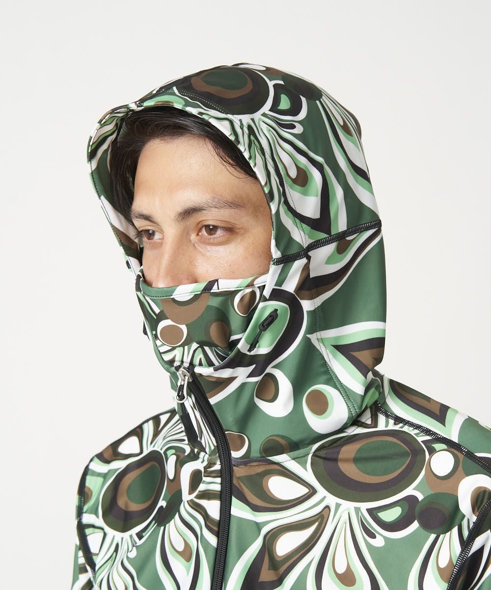 MENS RUSH ZIP HOODIE Shagadelic Camo/シャガデリックカモ