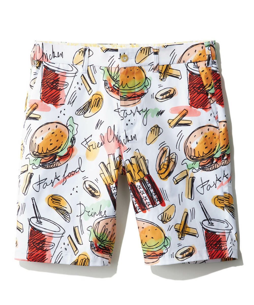 メンズ ECOベントメッシュ 柄ショートパンツ Midsummer Pineapple