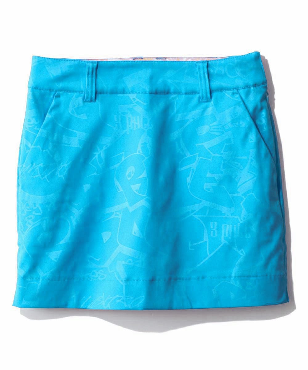 LOUDMOUTH ラウドマウス　ストレッチツイル エンボススカート イエローS レディース ストレッチツイル エンボススカート イエロー | LOUDMOUTH