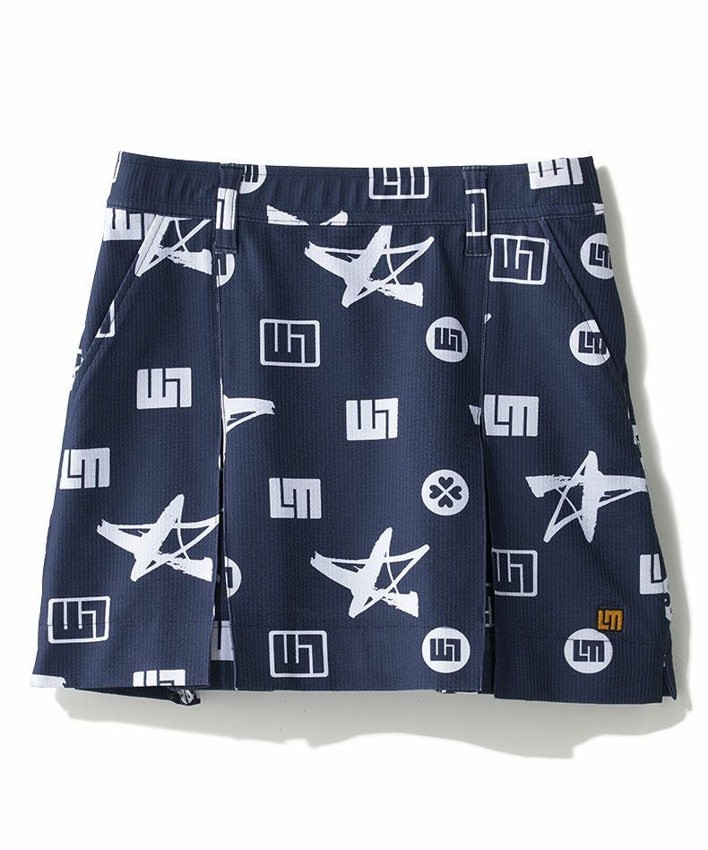レディース ストレッチサッカー 柄スカート ネイビー | LOUDMOUTH JAPAN