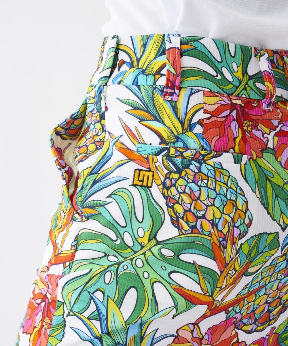 レディース ストレッチサッカー 柄スカート Tropical Pine/トロピカル