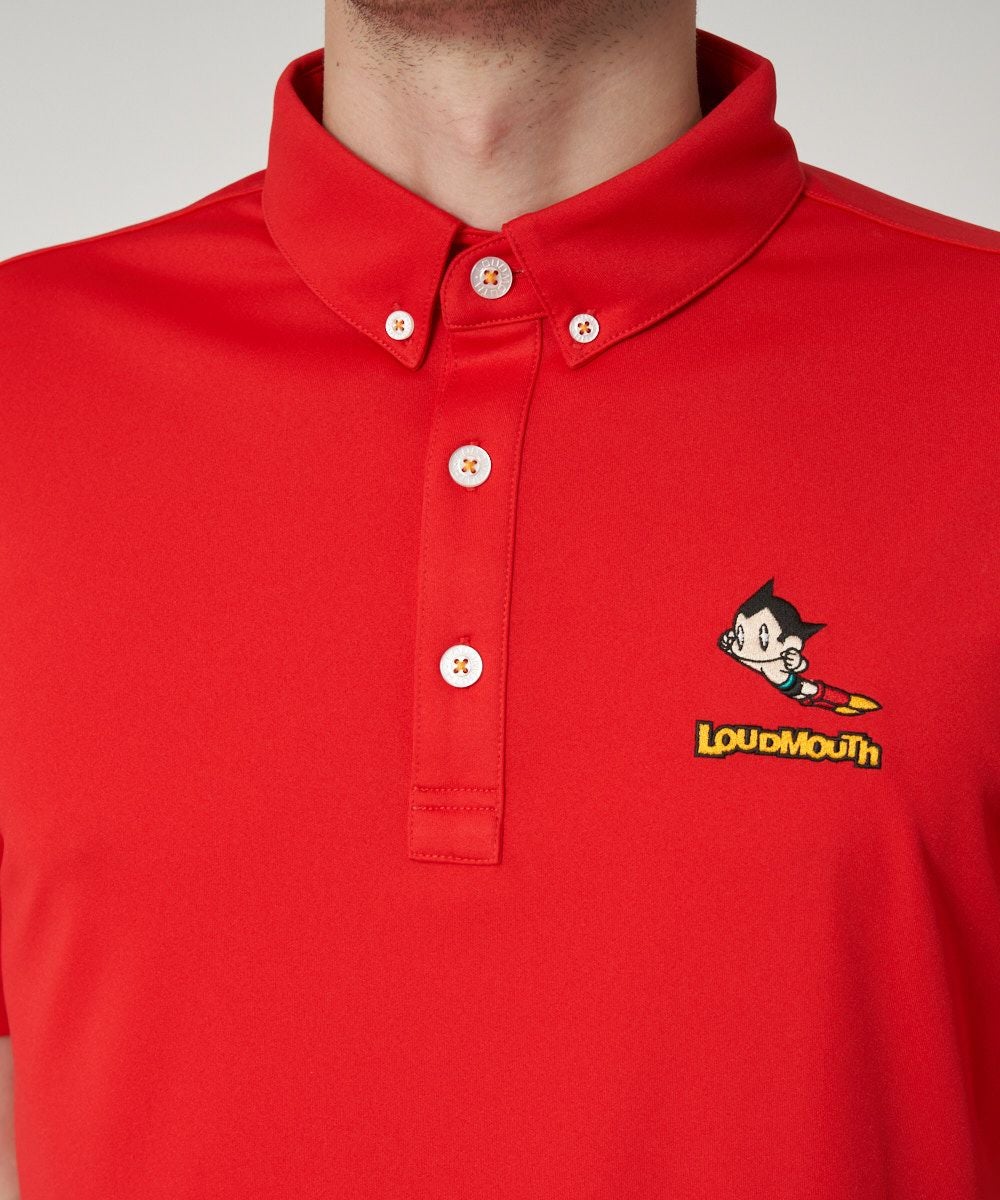 【新品】セットアップ XL　Loudmouth デカポロシャツ スター UV NEXT ATOM for the future メンズ 半袖シャツ レッド | LOUDMOUTH JAPAN