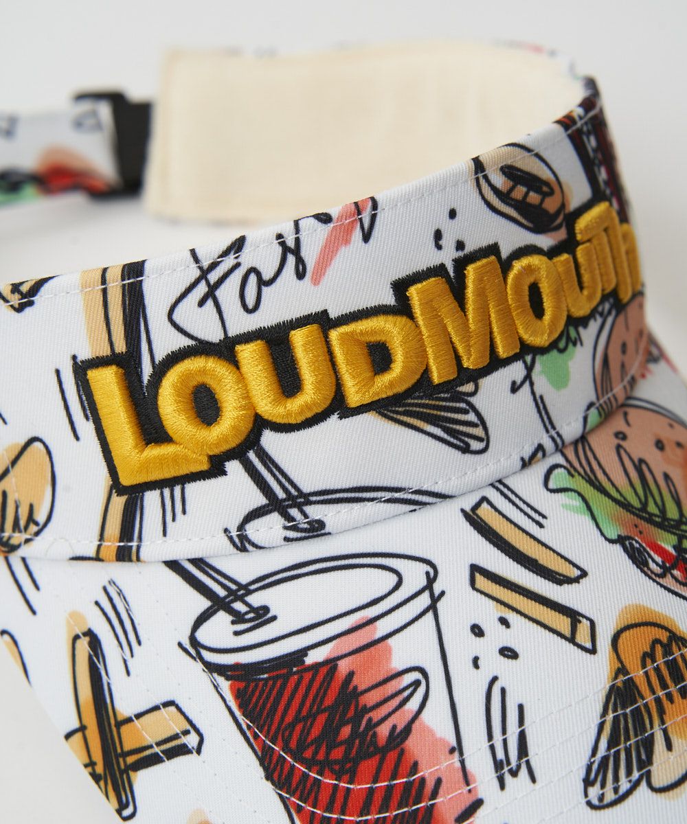 ユニセックス サンバイザー LM Burger/エルエムバーガー | LOUDMOUTH JAPAN