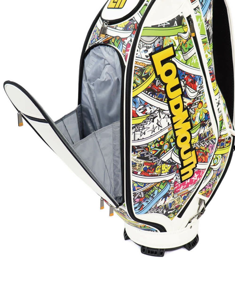 新品　Loudmouth スタンド　キャディバッグ 9インチ キャディバッグ Loud Sneakers/ラウドスニーカーズ