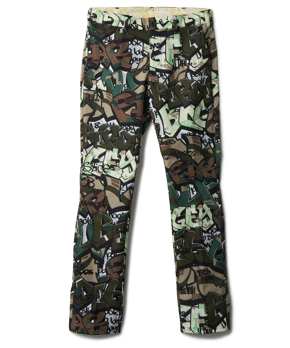 メンズ ストレッチツイル 復刻柄ロングパンツ Army Golf/アーミー
