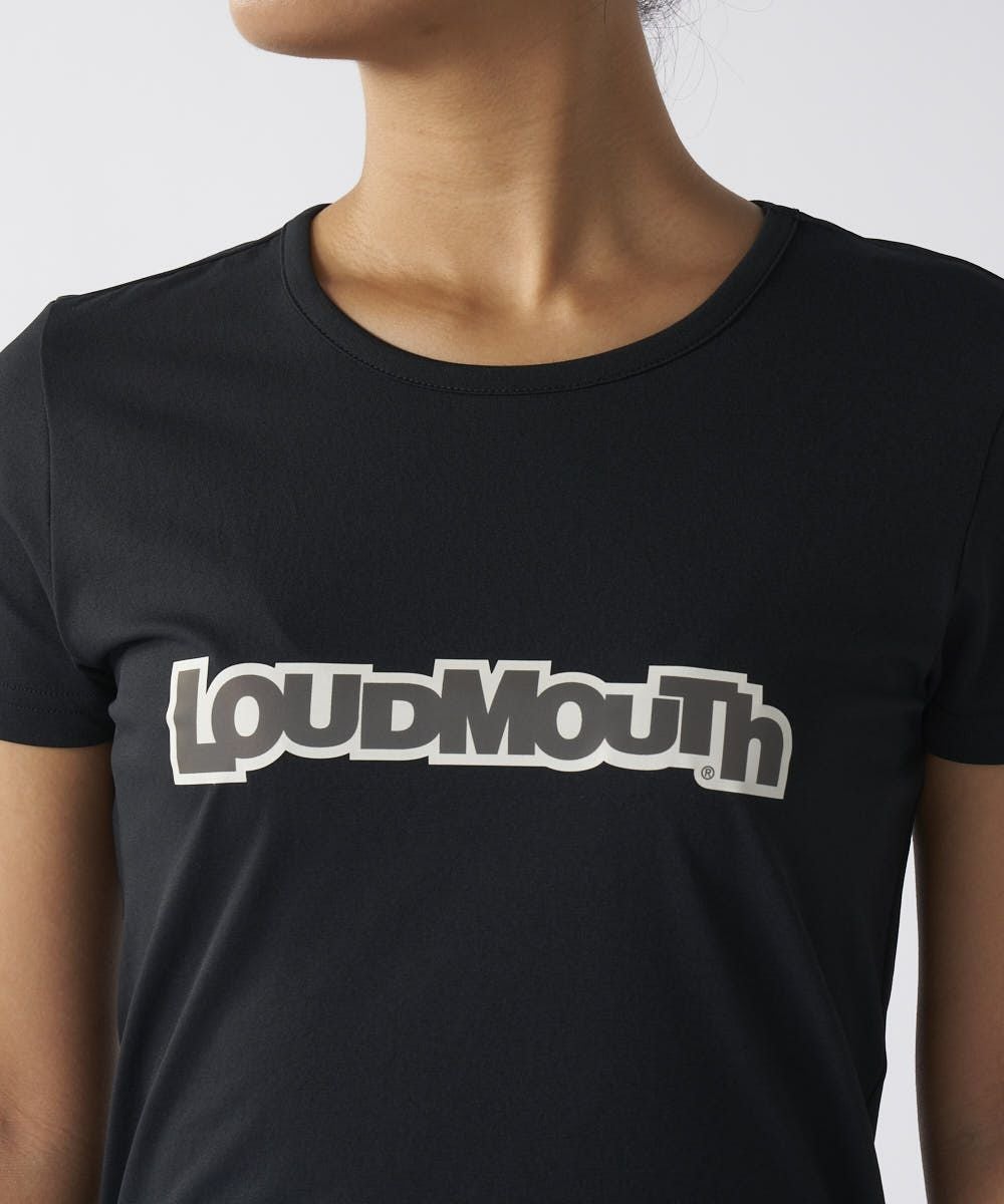 レディース ロゴTシャツ ブラック | LOUDMOUTH JAPAN