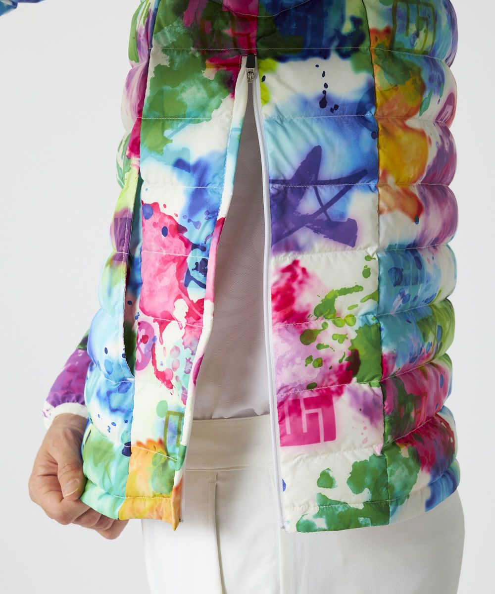 メンズ 2wayハイブリッドダウンブルゾン Splash Neon/スプラッシュ