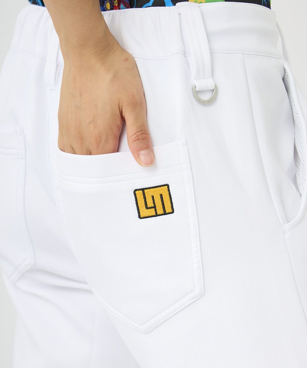 レディース 軽量ダンボールニット ジョガーパンツ ホワイト