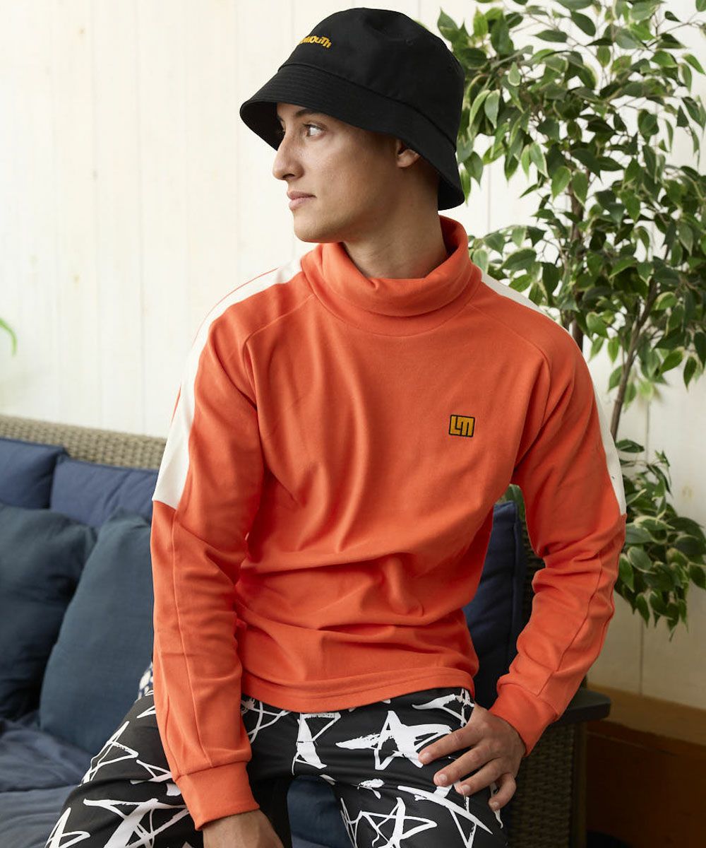 LOUDMOUTH NEXT ATOM　モックネックシャツ NEXT ATOM for the future メンズ モックネックシャツ ホワイト