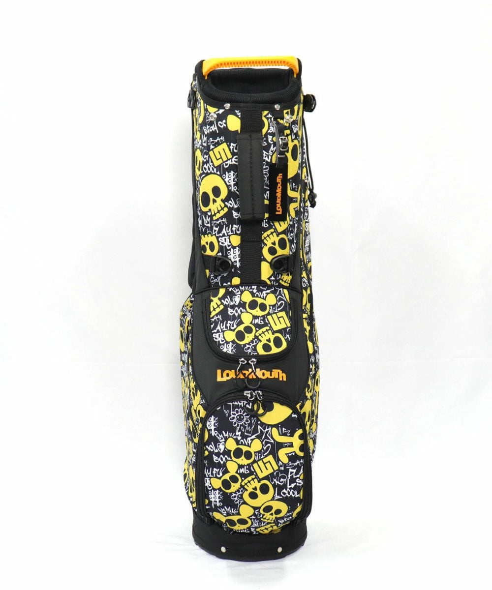 LOUDMOUTH スカルとバラのキャディバッグ 8.5インチ スタンドバッグ Animal Skulls/アニマルスカルズ