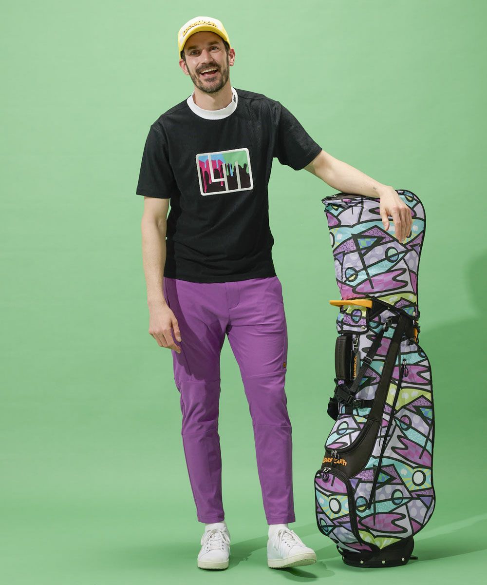 Loudmouth パンツ Steppin' Out-A 36x32 メンズ 冷感8WAYストレッチ ロングパンツ パープル | LOUDMOUTH JAPAN