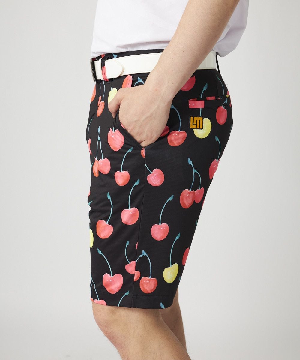 LOUDMOUTH★新品未使用ECOベントメッシュショートパンツ チェリー メンズ ECOベントメッシュ 柄ショートパンツ Retro Cherries/レトロ