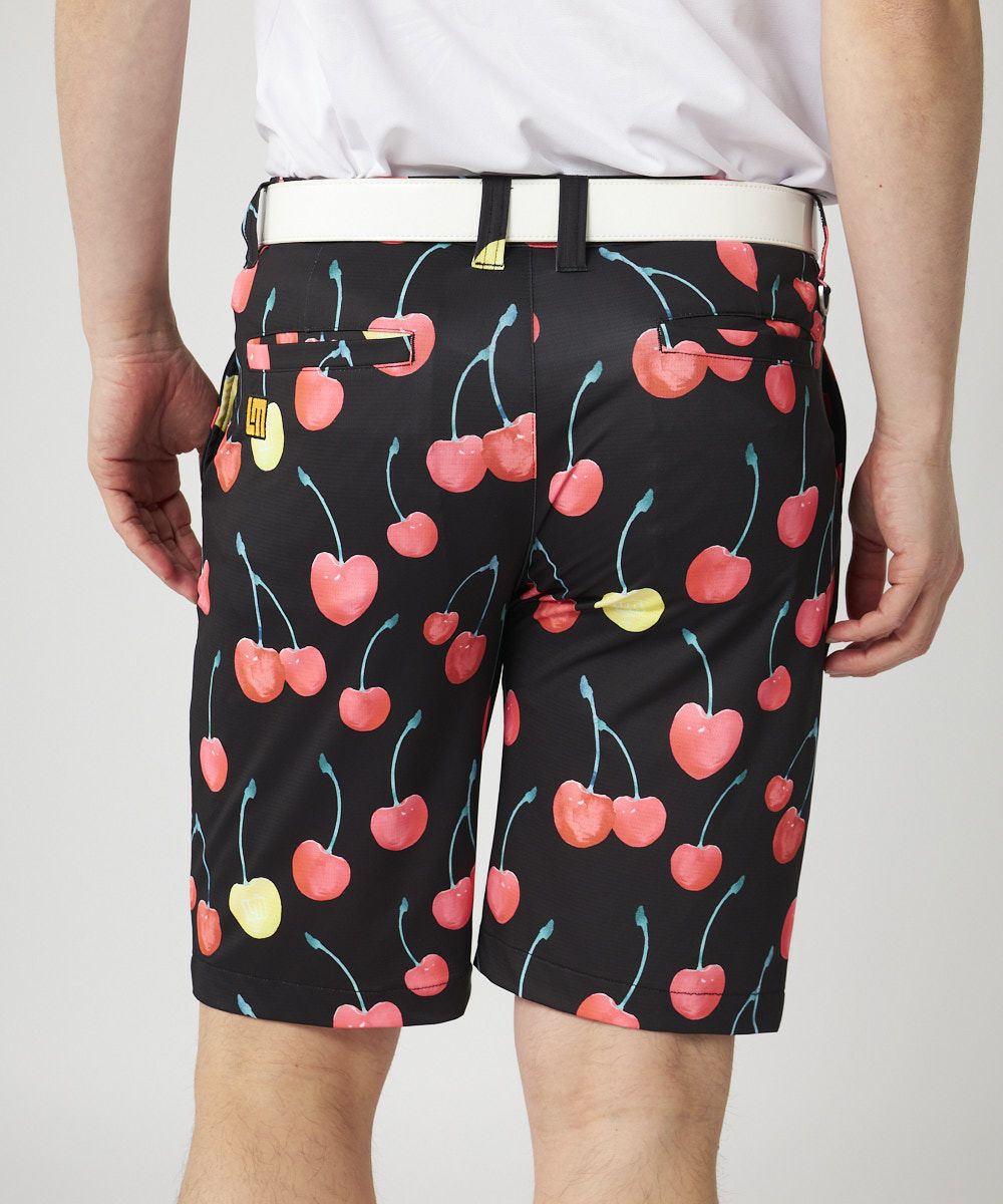 メンズ ECOベントメッシュ 柄ショートパンツ Retro Cherries/レトロ