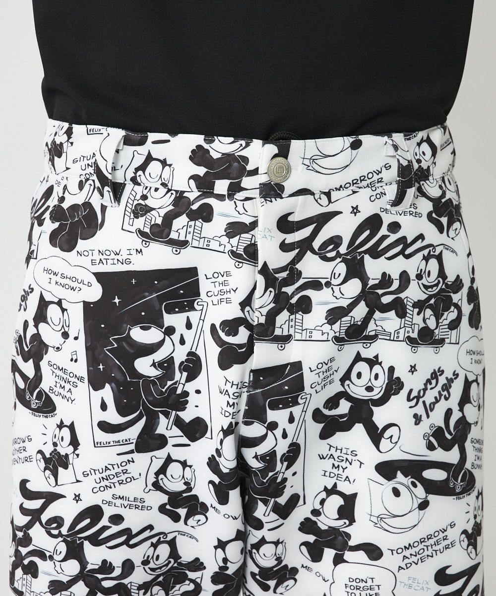 LOUDMOUTH×FELIX メンズ ライトダンボールニット ハーフパンツ LOUDMOUTH×FELIX メンズ ライトダンボールニット ハーフパンツ