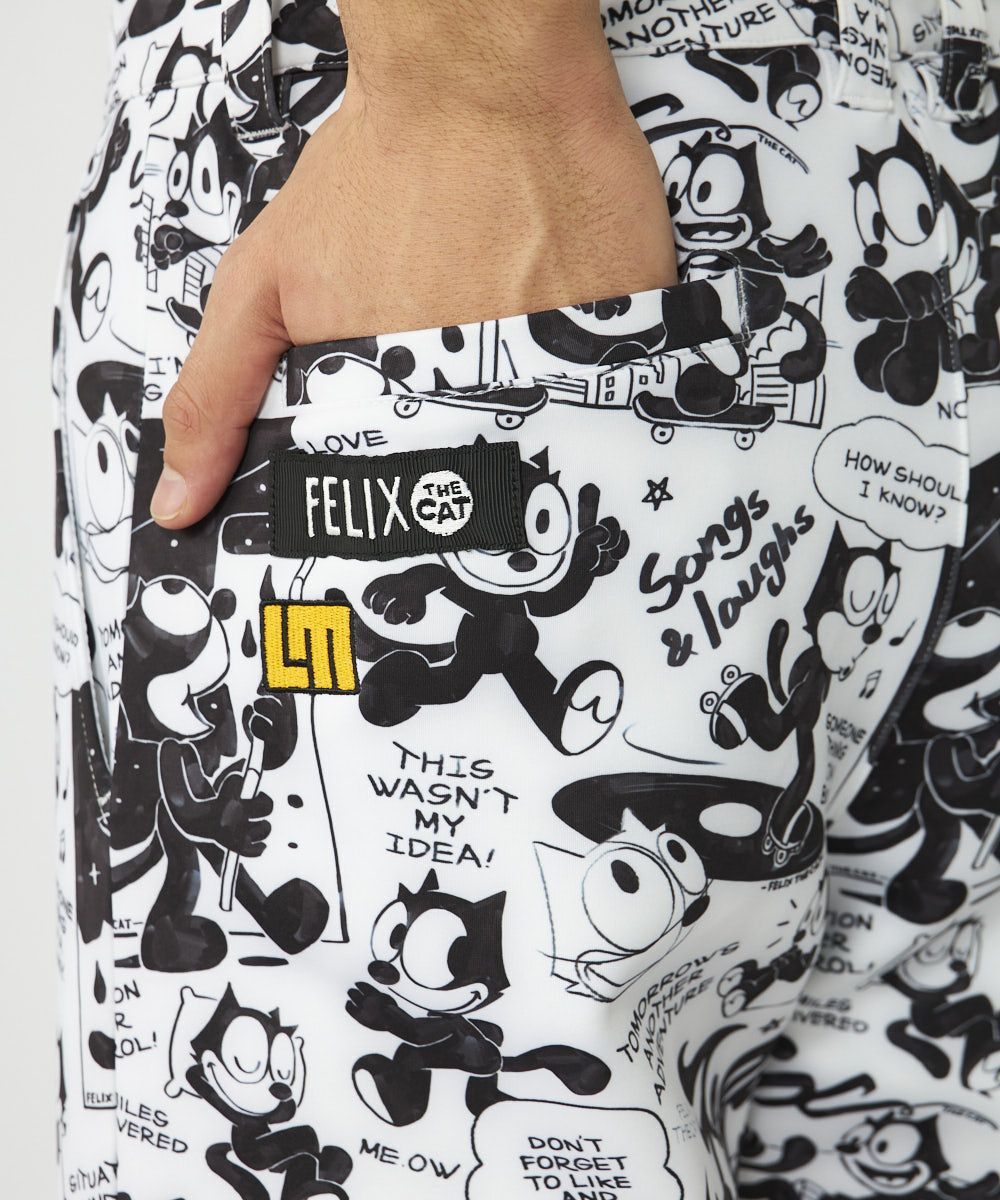 LOUDMOUTH×FELIX メンズ ライトダンボールニット ハーフパンツ
