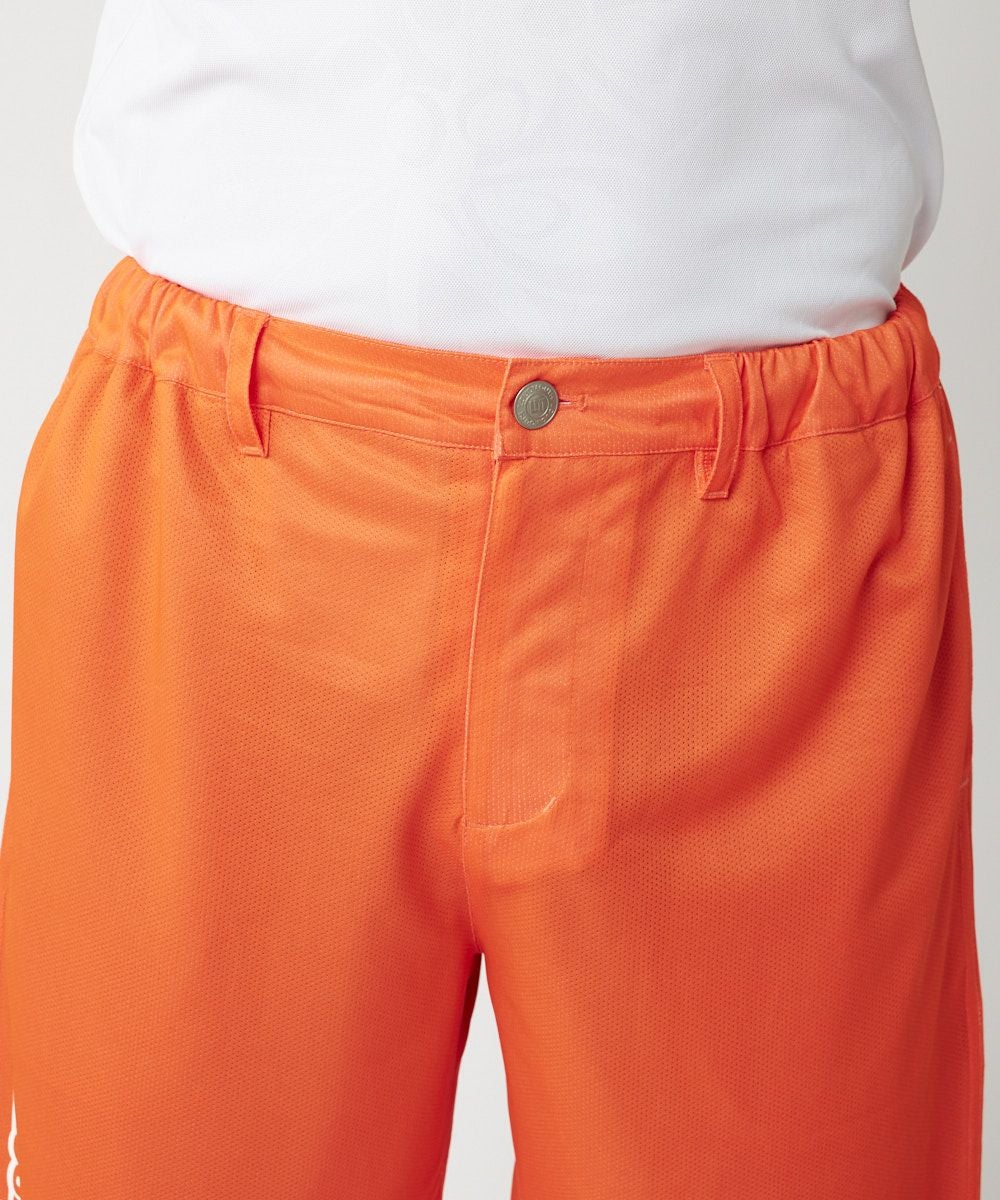 メンズ ドットメッシュ ショートパンツ ネオンオレンジ | LOUDMOUTH JAPAN