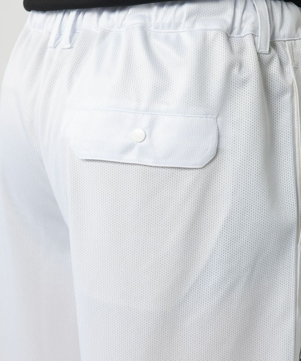 メンズ ドットメッシュ ショートパンツ ホワイト | LOUDMOUTH JAPAN